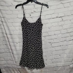 Reformation Black and White Mini Dress